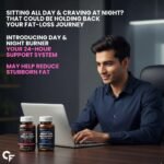 Carbamide Forte Day & Night Fat Burner for Weight Loss for Women and Men | With Garcinia Cambogia, great for Fat Weight Loss for Women and Men | 60 Supplement Capsules (120 Tablets) - Image 3