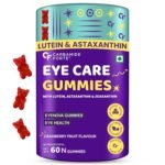 Carbamide Forte Eye Care Supplement | Lutein and Zeaxanthin Supplements for Eye Care | Cranberry Flavoured - 60 Gummies