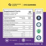 Carbamide Forte Eye Care Supplement | Lutein and Zeaxanthin Supplements for Eye Care | Cranberry Flavoured - 60 Gummies - Image 2
