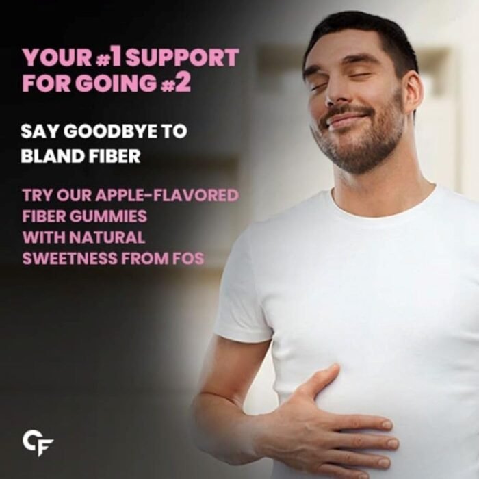 Carbamide Forte Fiber Gummies | Daily Fiber Supplement | Dietary Supplements For Constipation | Healthy Digestion, Weight & Blood Sugar Management | 60 Veg Apple Flavoured Gummies - Image 5