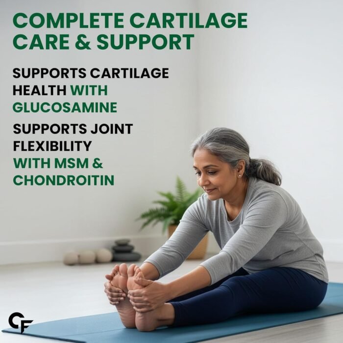 Carbamide Forte Glucosamine Tablets For Joint Support Supplement with Collagen & Glucosamine Chondroitin MSM | Joint Cartilage Support & Muscle Health | Joint Pain Tablets - 90 - Image 4