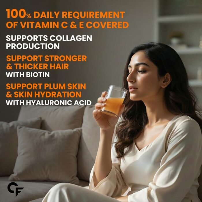 Carbamide Forte Glutathione Effervescent | Japanese Reduced L Glutathione 600mg with Vitamin C, Hyaluronic Acid, Vitamin E & Biotin - 15 Effervescent Tablets - Image 7