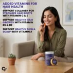 Carbamide Forte Hair Gummies with Biotin & DHT Blockers | Biotin Gummies for Hair Growth | Hair Supplement for Women & Men | Strawberry Flavour with No Added Sugar | 60 Gummies - Image 8