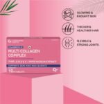 Carbamide Forte Hydrolyzed Multi Collagen Tablets With 5 Types (I, II, III, V & X) for Joint Support & Glowing Skin | Collagen Supplements for Women & Men - 10 Tablets - Image 3