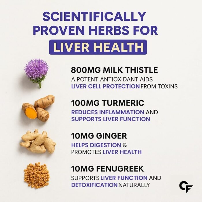Carbamide Forte Liver Detox Supplement with Milk Thistle | 800mg Milk Thistle Extract (30:1) | Liver Detox Tablets with Added Multivitamins & Amino Acids – 120 Veg Tablets - Image 4