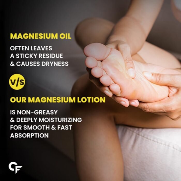 Carbamide Forte Magnesium Oil Lotion | Magnesium Lotion for Feet, Sleep Support, Muscle Recovery & Pain Relief | Magnesium Lotion for Sleep | 250ml - Image 7