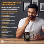 Carbamide Forte Magnesium Supplement with Magnesium Glycinate, Citrate & Complex Supplement with 7X Strength | 2000 mg per Serving | 120 Tablets - Image 3