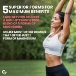 Carbamide Forte Magnesium Supplement with 5X Strength, formulated with Magnesium Glycinate & Citrate and a Triple Mineral Complex | 2000 mg per Serving | 120 Tablets - Image 4