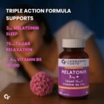 Carbamide Forte Melatonin 3mg with Tagara 75mg Sleeping Aid Pills – 90 Tablets - Image 4