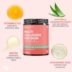 Carbamide Forte Multi Collagen Supplements | 5 Types of Marine Collagen Powder For Skin | Skin Supplements For Glowing Skin For Women - Watermelon Flavour - 200g. - Image 8
