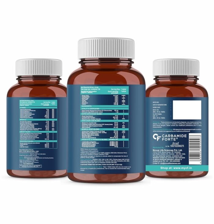 Carbamide Forte Multivitamin Tablet for Men Gym | Multi vitamin Tablet for Men | Multi Vitamin for Mens for Daily Immunity & Energy Support | 60 Tablets - Image 11