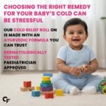 Carbamide Forte Natural Cold Relief Roll On for Babies | Baby Cold Relief Roll On with Eucalyptus & Peppermint Oil | Gentle Chest & Nose Rub for Babies 3+ Months | Ayurvedic Formula | 50 ml - Image 2