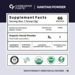 Carbamide Forte Organic Harad Powder | Haritaki Powder for Digestion, Cleansing & Wellness | kadukkai powder for digestion & Detox Support – 200g - Image 2