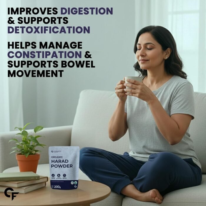 Carbamide Forte Organic Harad Powder | Haritaki Powder for Digestion, Cleansing & Wellness | kadukkai powder for digestion & Detox Support – 200g - Image 6