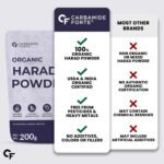 Carbamide Forte Organic Harad Powder | Haritaki Powder for Digestion, Cleansing & Wellness | kadukkai powder for digestion & Detox Support – 200g - Image 7