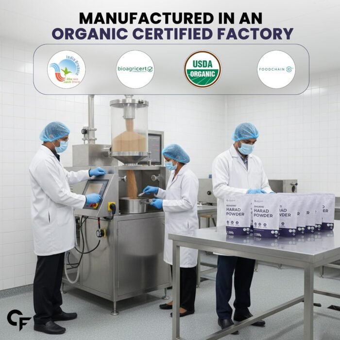 Carbamide Forte Organic Harad Powder | Haritaki Powder for Digestion, Cleansing & Wellness | kadukkai powder for digestion & Detox Support – 200g - Image 9