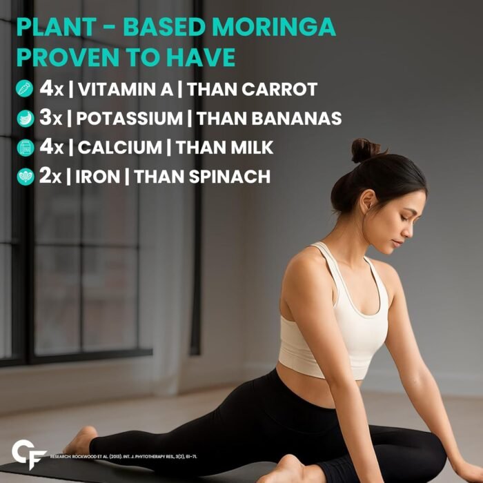 Carbamide Forte Organic Moringa Tablet with 1000mg Leaves Extract | Moringa Powder Tablets for Immunity, Digestion & Energy | Tablets 60 - Image 5