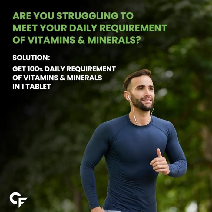 Carbamide Forte Plant Based Multivitamin Tablets for Men & Women for Immunity, Energy & Detox with 82 Ingredients like Superfoods, Greens, Vegetables, Fruits & Herbs Supplement 60 Veg Tablets - Image 3