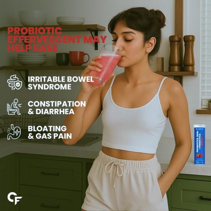 Carbamide Forte Probiotics Supplement | Gut Health Supplements With Limosilactobacillus Reuteri | Probiotics Supplement For Gut Health | Digestive Enzymes 20 Effervescent Tablets, 100 Grams - Image 5