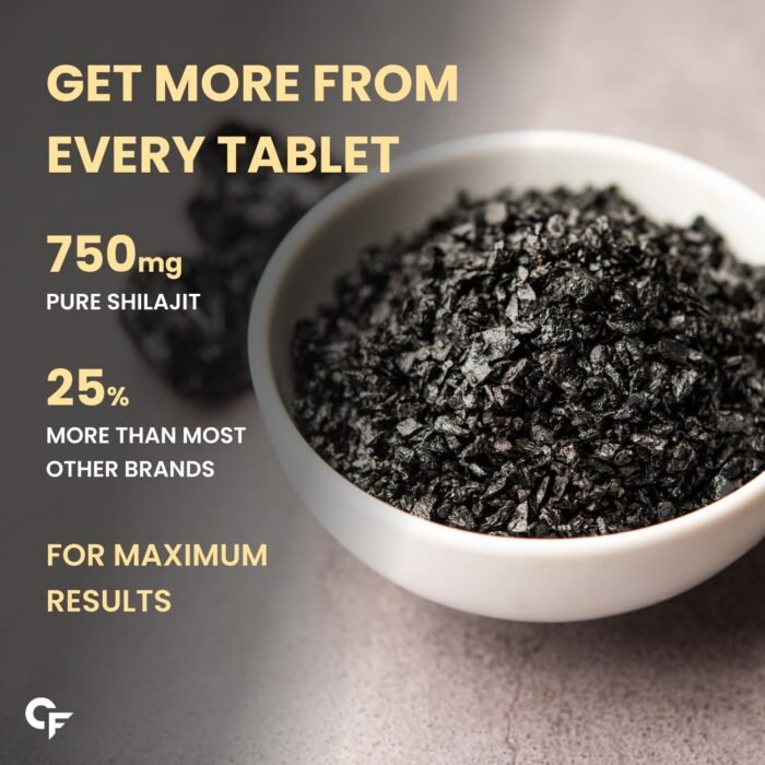 Carbamide Forte Shilajit/Shilajeet (750mg) Gold Effervescent Tablets | Shilajit For Men | Helps In Boosting Strength, Stamina & Power | 15 Tablets - Image 6