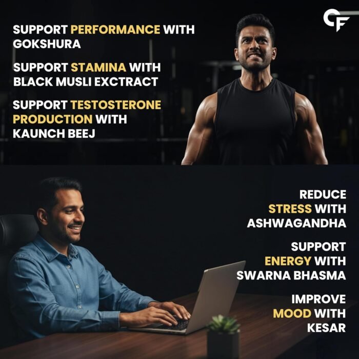 Carbamide Forte Shilajit Gold Capsules For Men With Pure Shilajit Swarna Bhasma,Gokshura,Ashwagandha | Himalayan Shilajiit For Men | Shilajeet Gold Original | Shilajeet Capsule | 60 Veg Capsules - Image 6