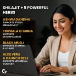 Carbamide Forte Shilajit Gold Capsules For Women With Pure Shilajeet Swarna Bhasma, Saffron & Ashwagandha | Himalayan Shilajit for Women | Shilajeet Gold Original | 60 Veg Capsules - Image 8