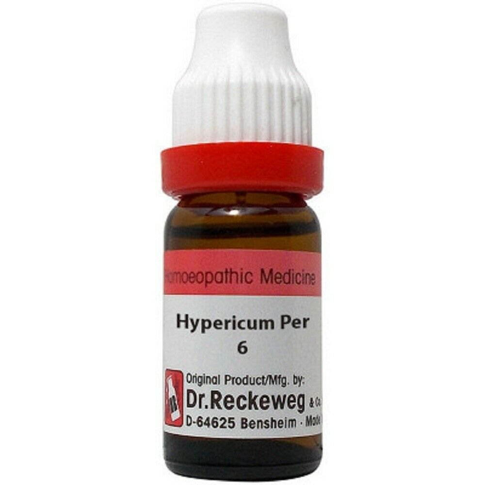 Dr-Reckeweg-Germany-Homeopathic-Hypericum-Perforatum-Dilution-11ml-6.jpg Dr Reckeweg Hypericum Perforatum Dilution 11ml for piles joints pain headache - Image 1