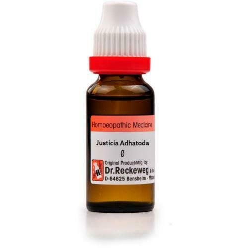 Dr-Reckeweg-Homeopathic-Justicia-Adhatoda-Mother-Tincture-1XQ-20ml.jpg DR Reckeweg Justicia Adhatoda Mother Tincture (Q) 30ml for cough running nose - Image 1