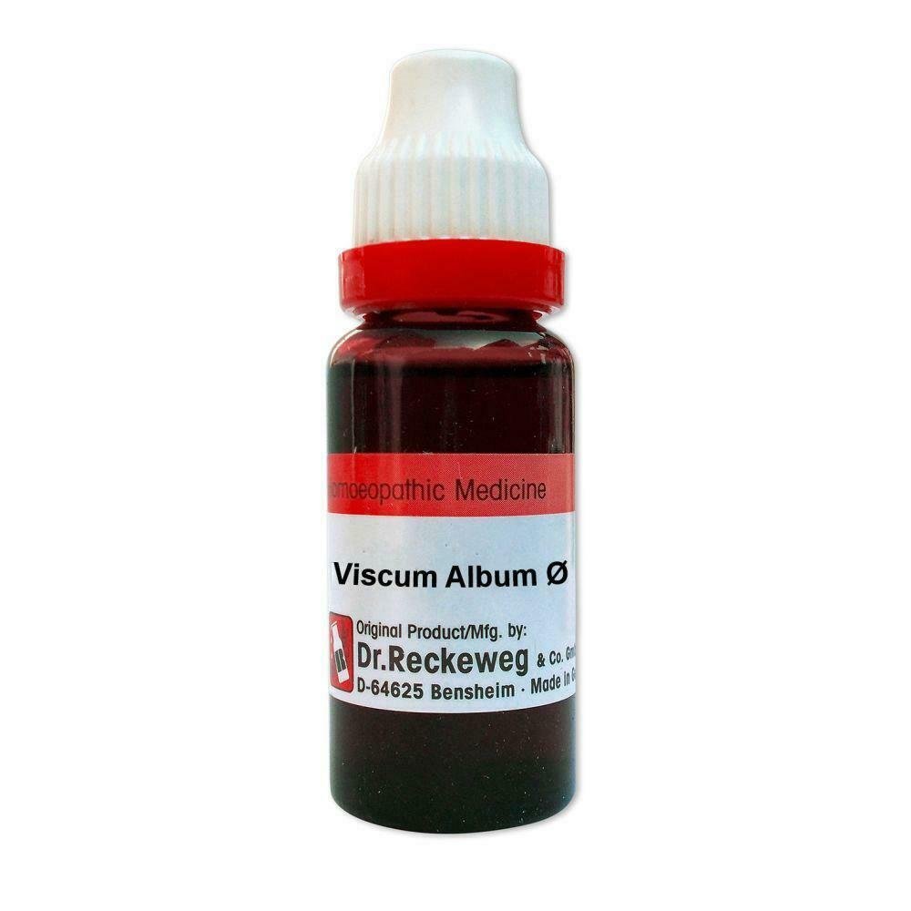 Dr-Reckeweg-Homeopathic-Viscum-Album-Mother-Tincture-1XQ-20ml-For-Tremors.jpg Dr Reckeweg Viscum Album Mother Tincture (Q) 20ml for itching swelling headaches vertigo constipation - Image 1