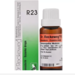 Dr.Reckeweg R23 Drops Homeopathic Medicine 22ml for eczema skin rashes itchy skin