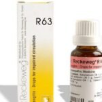 Dr Reckeweg R63 Drops Homeopathic Medicine 22 ml for improve blood circulation