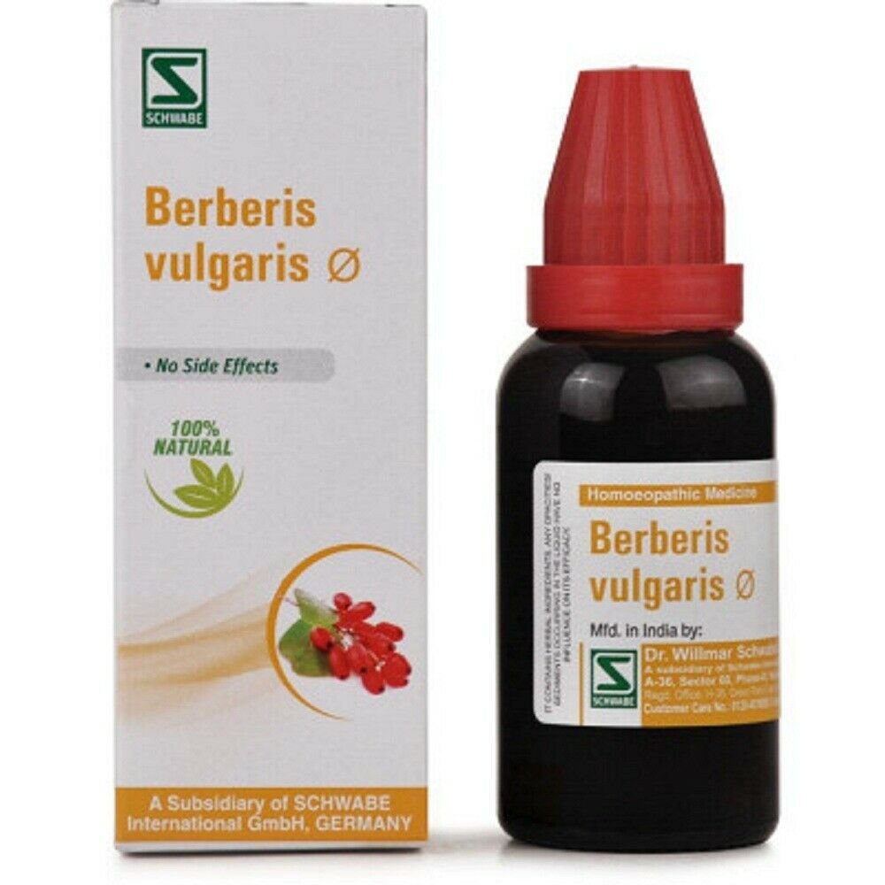 Dr-Willmar-Schwabe-Berberis-Vulgaris-Mother-Tincture-1XQ-30ml.jpg Dr Willmar Schwabe Berberis Vulgaris Mother Tincture 1X(Q) 30ml for diarrhoea constipation back pains - Image 1