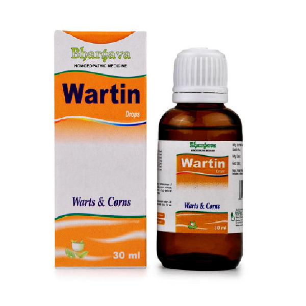 Dr.-Bhargava-Wartin-Drops-30ml.png Dr. Bhargava Wartin Drops (30ml) For Warts, Polypus, corns, brown spots, eruptions - Image 1
