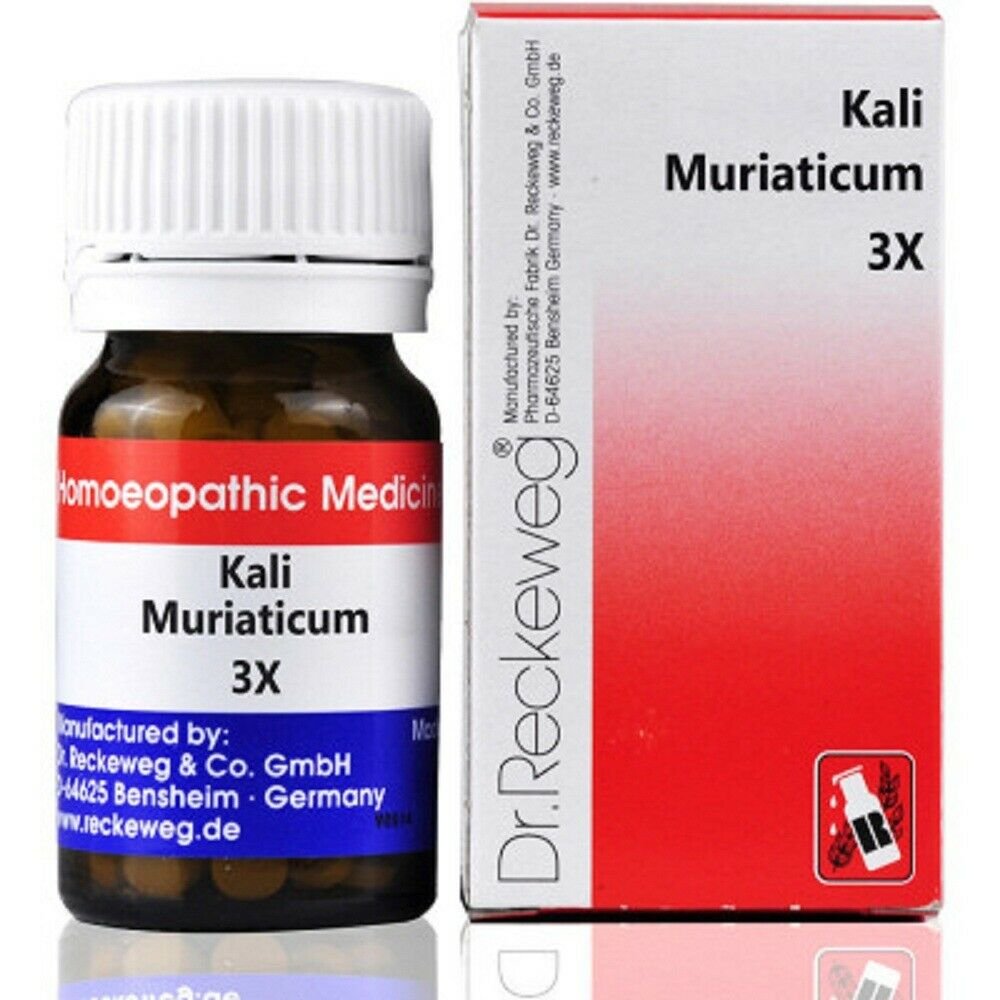 Dr.-Reckeweg-Kali-Muriaticum-20gm-Tablets-3X.jpg Dr. Reckeweg Kali Muriaticum (20gm) Tablets for eczema heartburn acidity - Image 1