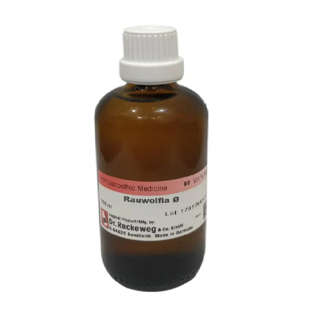 Dr.-Reckeweg-Rauwolfia-Serp-Mother-Tincture-Q.png Dr. Reckeweg Rauwolfia Serp Mother Tincture Q (100 ML) For Blood Pressure Levels, Anxiety, Depression - Image 1