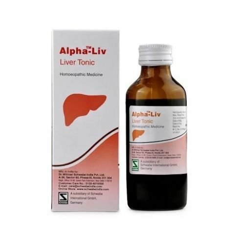 Dr.-Willmar-Schwabe-Alpha-Liv.jpg Dr Willmar Schwabe India Homoeopathic Alpha Liv Syrup (100ml) for liver damage digestion vomiting nausea - Image 1