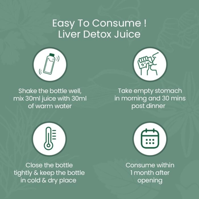 KRISHNA'S HERBAL & AYURVEDA Liver Detox Juice, Strengthens & Improves Digestion, Natural Rejuvenator & Liver Detoxifier, No Artificial Colors or Flavors, 1000 Ml - Image 5