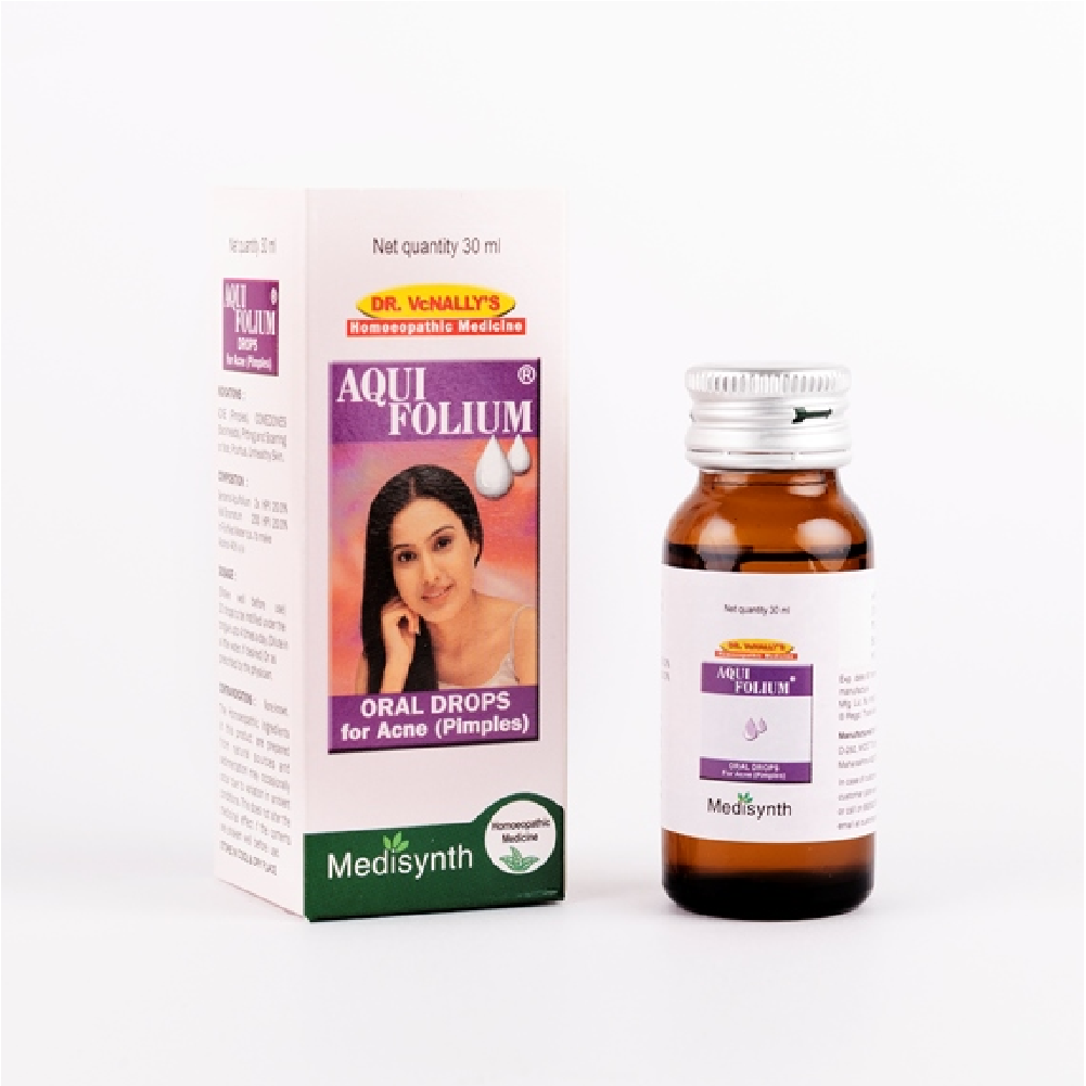 Medisynth-Aqui-Folium-Drop-30-ML.png Medisynth Aqui Folium Drop (30 ML) For Pimples, Acne - Image 1