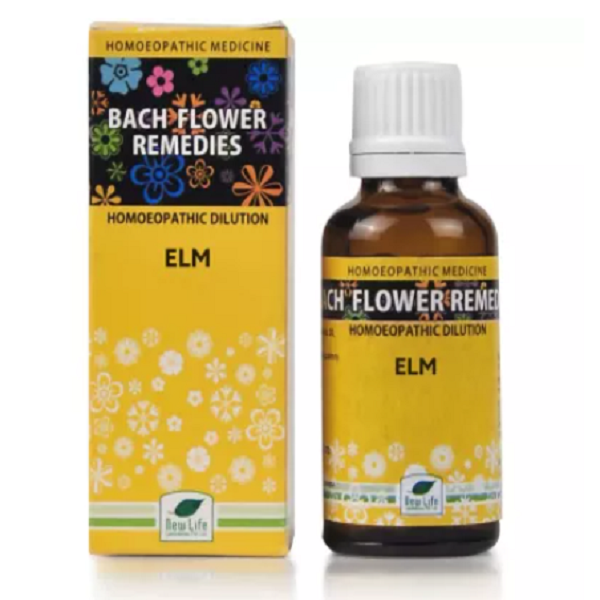 New-Life-Bach-Flower-Elm-30ml.png New Life Bach Flower Elm (30ml) For depression, strengthening of self-assurance and confidence - Image 1
