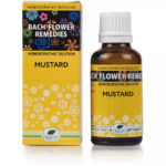 New Life Bach Flower Mustard (30ml) For Depression, sadness for No Reason, crying