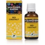 New Life Bach Flower Red Chestnut (30ml) For constant worry, stress, Fear Something Will Happen