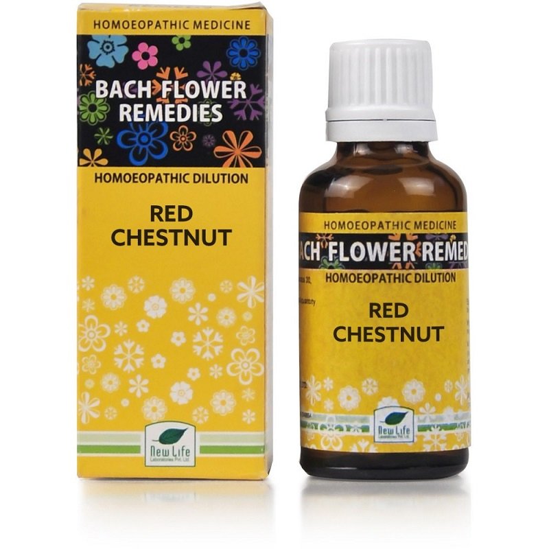 New-Life-Bach-Flower-Red-Chestnut.jpg New Life Bach Flower Red Chestnut (30ml) For constant worry, stress, Fear Something Will Happen - Image 1