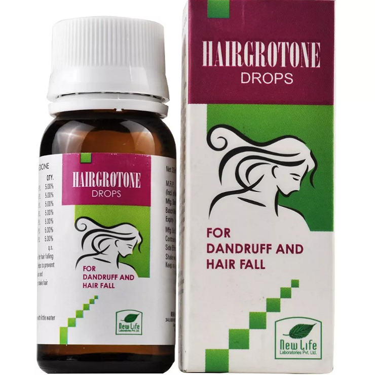 New-Life-Hairgrotone-Drops-30ml.png New Life Hairgrotone Drops (30ml) For excess hairfall, baldness, premature hair greying, scalp dryness - Image 1