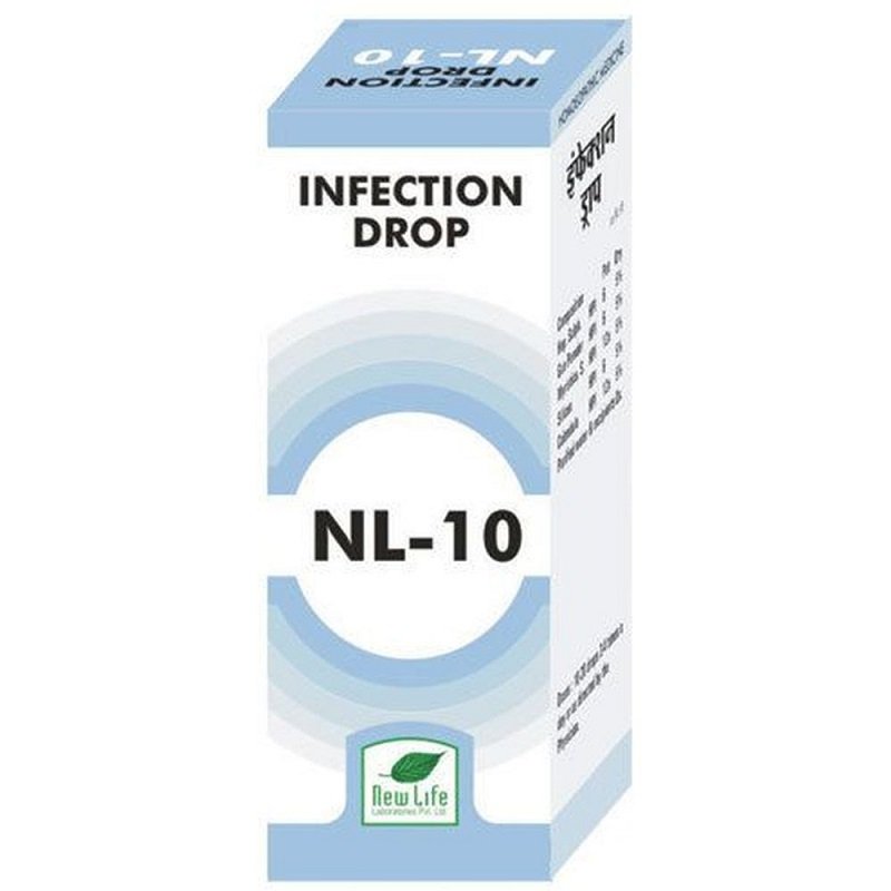 New-Life-NL-10.jpg New Life NL-10 (Infection Drops) (30ml) For Skin Infection, Ulcers, Boils with Discharge, Infections - Image 1