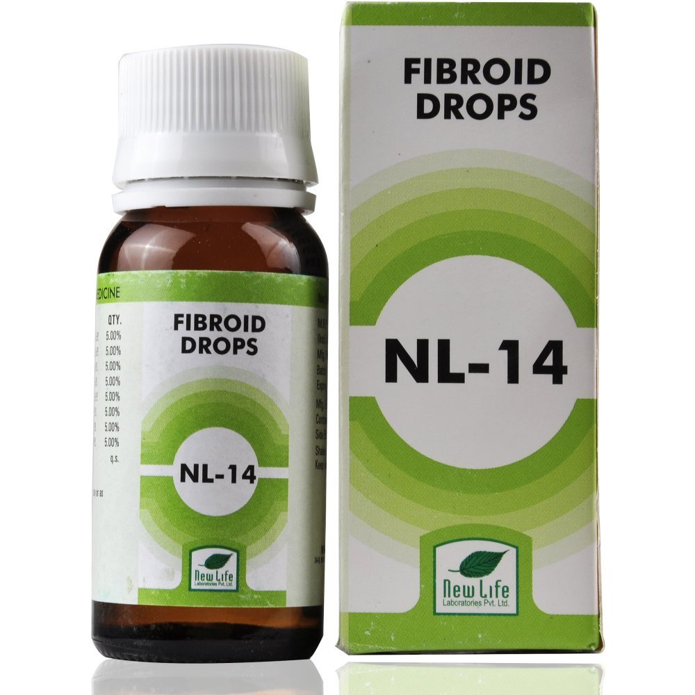 New-Life-NL-14-Fibroid-Drops-30ml.jpg New Life NL-14 (Fibroid Drops) (30ml) For Growth in Uterus, Irregular Bleeding and Pain during menses - Image 1
