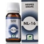 New Life NL-16 (Herpes Drops) (30ml) For pain and itching on skin, epidermal infections
