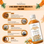 NutraChoice Himalayan Sea Buckthorn Juice 500ml-50glass | Rich in Vitamin C, Omega 3, 6, 7, 9 & Antioxidants, for Immunity, Skin Glow, Gut Health Support, and Wellness - Image 4