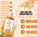 NutraChoice Himalayan Sea Buckthorn Juice 500ml-50glass | Rich in Vitamin C, Omega 3, 6, 7, 9 & Antioxidants, for Immunity, Skin Glow, Gut Health Support, and Wellness - Image 8