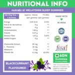 Nutrabud Melatonin Sleep Gummies 3mg For Men, Women | No Added Sugar | Fall Asleep Fast & Restful Deep Sleep | Blackcurrant Flavor Veg Gummy Supplement (60 Count (Pack of 1) - Image 5