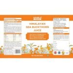 Nutrabud Organics Himalayan Sea Buckthorn Berry Juice - 500 ml - Natural Source of Vitamin C, Omega 3 6 7 9, Antioxidants For Immunity, Skin Glow & Gut Health - 50 Glasses (500ml (Pack of 1)) - Image 2
